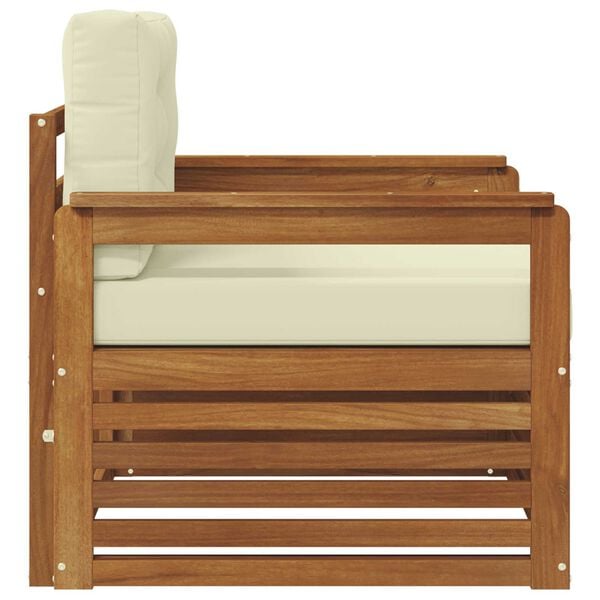 vidaXL Zestaw sof na zewnątrz Lite drewno akacjowe i poliester