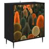 vidaXL Bufet ZAANDAM Czarny dąb 69 x 33 x 76 cm Drewno inżynieryjne