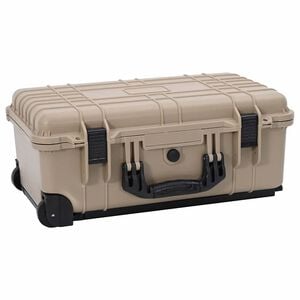 vidaXL Twarda walizka piaskowy 56 x 35 x 23 cm Polipropylen i ABS