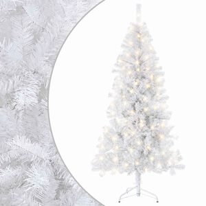 vidaXL Sztuczna choinka z zawiasami 210 cm 300 LED Ciepła biel