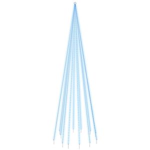 vidaXL Choinka do montażu na maszcie, 732 niebieskich diod LED, 500 cm