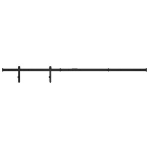 vidaXL System do drzwi przesuwnych do mebli, stal węglowa, 183 cm