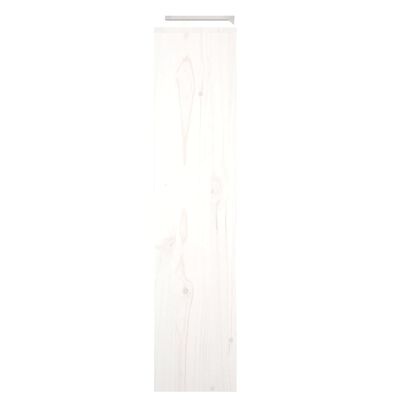 vidaXL Osłona grzejnika, biała, 210x21x85 cm, lite drewno sosnowe