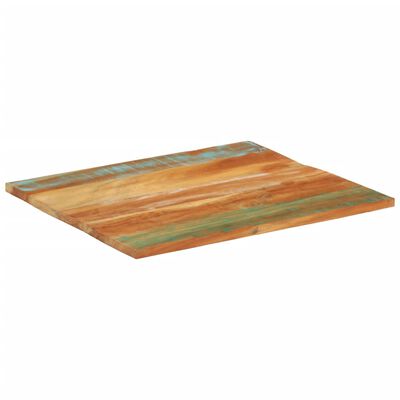 vidaXL Prostokątny blat stołu 70x80 cm 25-27 mm, lite drewno z odzysku