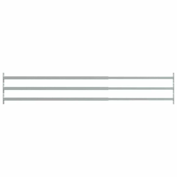 vidaXL Regulowane barierki zabezpieczające okno, 3 szt., 710-1200 mm