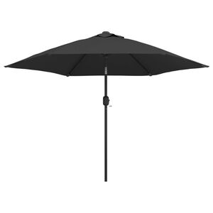 vidaXL Parasol ogrodowy na metalowym słupku, 300 cm, antracytowy