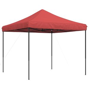 vidaXL Składany namiot imprezowy pop-up, burgundowy, 292x292x315 cm