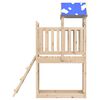 vidaXL Wieża zabaw Brązowy 52,5 x 110,5 x 215 cm Lite drewno sosnowe