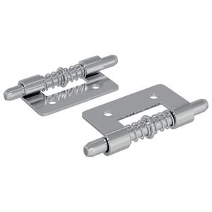vidaXL Zamek 2 szt. srebrny 46 x 17 x 1,2 mm Stal
