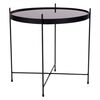 House Nordic Stolik kawowy Scarlett, 48x48 cm, czarny