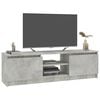 vidaXL Szafka pod TV, betonowy szary, 120x30x35,5 cm