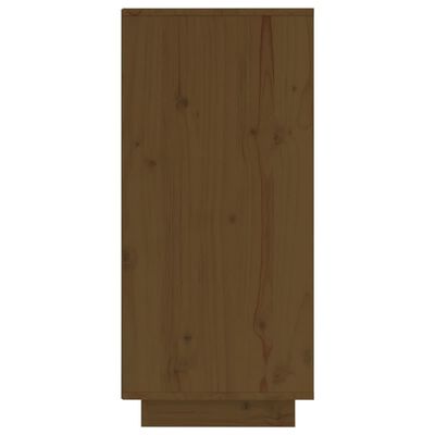 vidaXL Szafka, miodowy brąz, 60 x 34 x 75 cm, lite drewno sosnowe