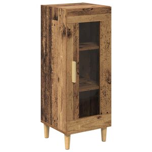 vidaXL Bufet Stare drewno 34,5 x 32,5 x 90 cm Drewno inżynieryjne
