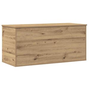 vidaXL Skrzynia do przechowywania dąb artisan 100 x 42 x 46 cm