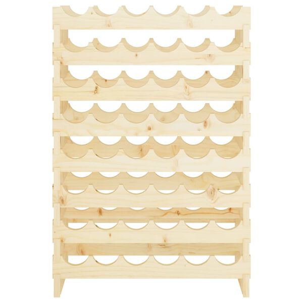 vidaXL Stojak na wino, 65x29x90 cm, lite drewno sosnowe