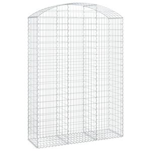 vidaXL Łukowaty kosz gabionowy 150x50x200/220 cm, galwanizowane żelazo