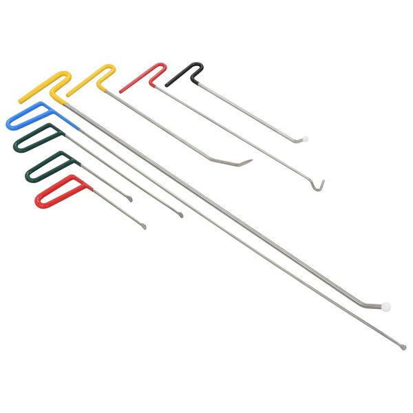 vidaXL 8-elementowy zestaw do usuwania wgnieceń, stal nierdzewna