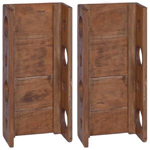 vidaXL Stojak Brązowy 24 x 13 x 54 cm Lite drewno mahoniowe