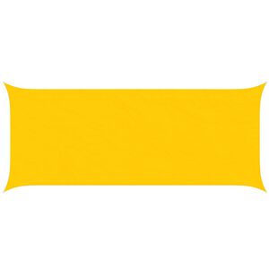 vidaXL Żagiel przeciwsłoneczny ż&oacute;łty 6 x 2,5 m 100% poliester Oxford
