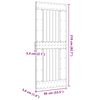 vidaXL Drzwi NARVIK Naturalny 85 x 210 cm Lite Drewno Sosnowe