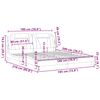 vidaXL Rama ł&oacute;żka, Viana, bez materaca, brązowe, 180x200 cm, sztuczna sk&oacute;ra