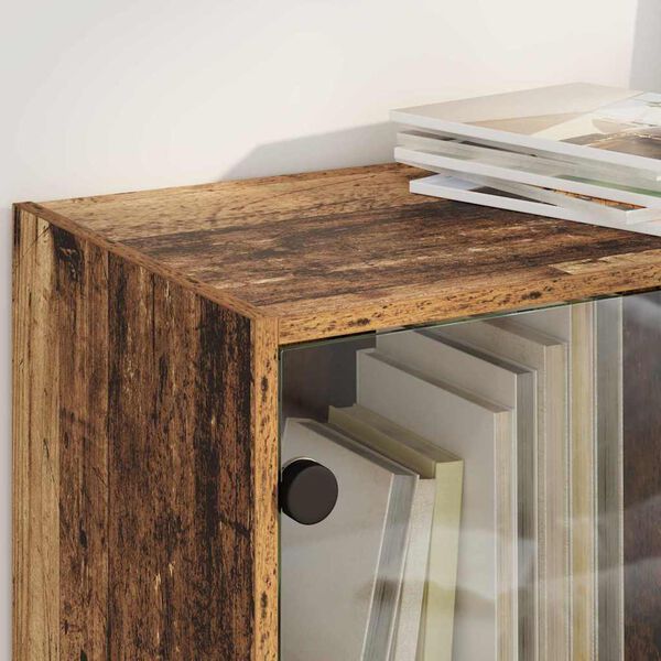 vidaXL Highboard 2 pcs Stare drewno 68 x 37 x 142 cm