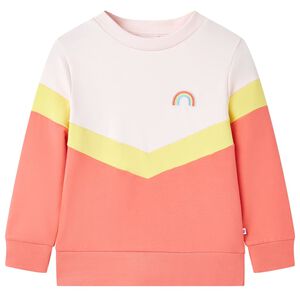 Bluza dziecięca, jasnor&oacute;żowa, 128