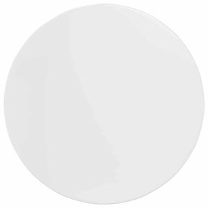 vidaXL Blat stołu Biały na wysoki połysk 80 x 80 x 1,5 cm