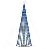 vidaXL Choinka LED 688 LEDs Niebieski 300 cm