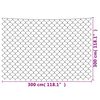 vidaXL Siatka z lampek LED, zimna biel, 3x3 m, 306 LED