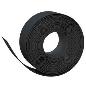vidaXL Obrzeża ogrodowe 25 m 20 cm PE Czarny
