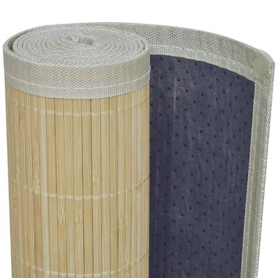vidaXL Mata bambusowa na podłogę, 100x160 cm, naturalna