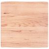 vidaXL Blat, jasnobrązowy 60x60x(2-6) cm drewno z naturalną krawędzią