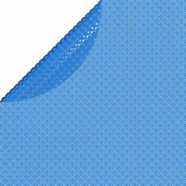 vidaXL Pływająca, okrągła folia, pokrywa solarna PE, 455 cm, niebieska