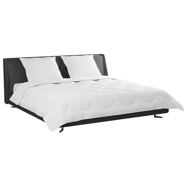 vidaXL Kołdra z poduszką 3 pcs Biały Mikrofibra