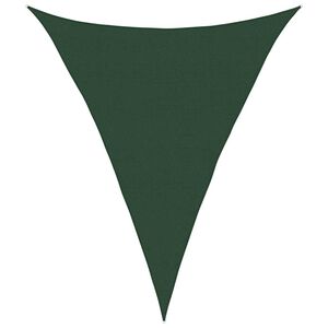 vidaXL Żagiel przeciwsłoneczny, 160 g/m&sup2;, ciemnozielony, 5x7x7 m, HDPE