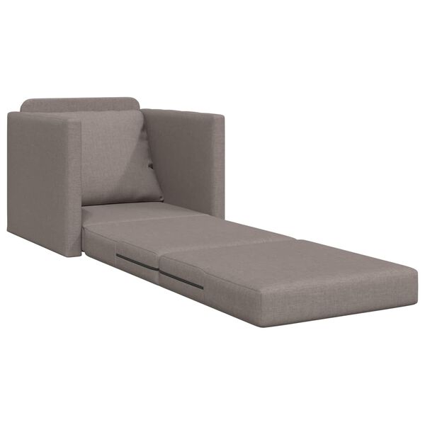 vidaXL Sofa Bed 60cm Ciemnoszary tkanina