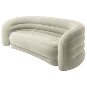INTEX Sofa Zakrzywiona INTEX Szary 229 x 109 x 81 cm PVC i Rayon