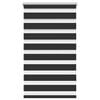 vidaXL Roleta Zebra 90,9x150 cm Szerokość materiału 86,7 cm czarna