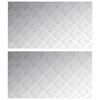 vidaXL Stopień 2 szt. 90 x 50 cm Srebrny Aluminium Prostokątny