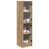vidaXL Highboard Dąb rzemieślniczy 35 x 37 x 142 cm