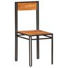 vidaXL Krzesła jadalniane, 4 szt., lite drewno akacjowe
