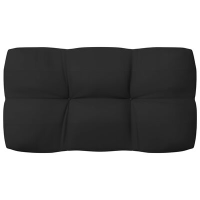 vidaXL Poduszki na sofę z palet, 7 szt., czarne