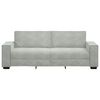 vidaXL Sofa 3-osobowa, jasnoszara, 180 cm, tapicerowana aksamitem