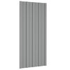 vidaXL Panel dachowy 12 szt. Szary 100 x 45 cm Stal galwanizowana