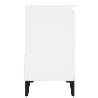 vidaXL Szafka łazienkowa, biała, 65x33x60 cm, materiał drewnopochodny