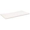 vidaXL Blat biurka, biały, 100x50x2,5 cm, lite drewno sosnowe