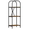 vidaXL P&oacute;łka na książki 3 poziomy 40 x 30 x 109 cm Drewno inżynieryjne