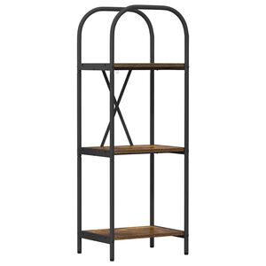 vidaXL P&oacute;łka na książki 3 poziomy 40 x 30 x 109 cm Drewno inżynieryjne