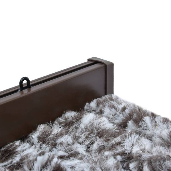 vidaXL Zasłona przeciwko owadom, brąz i beż, 56x185 cm, szenil